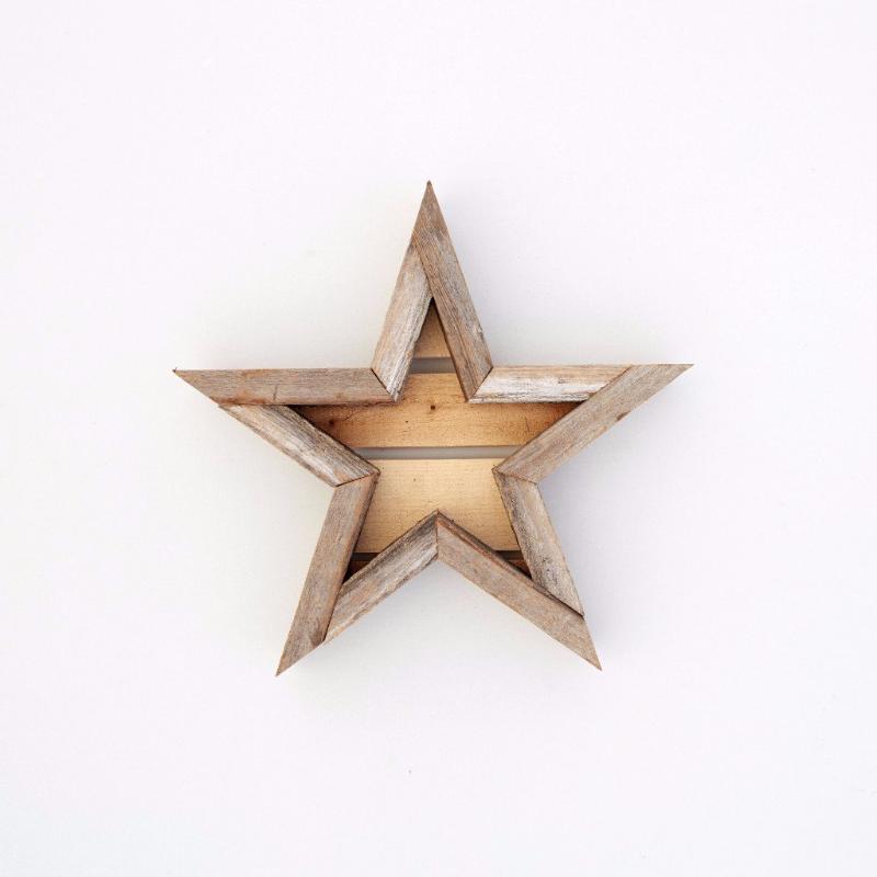 Small Redwood Star Planter