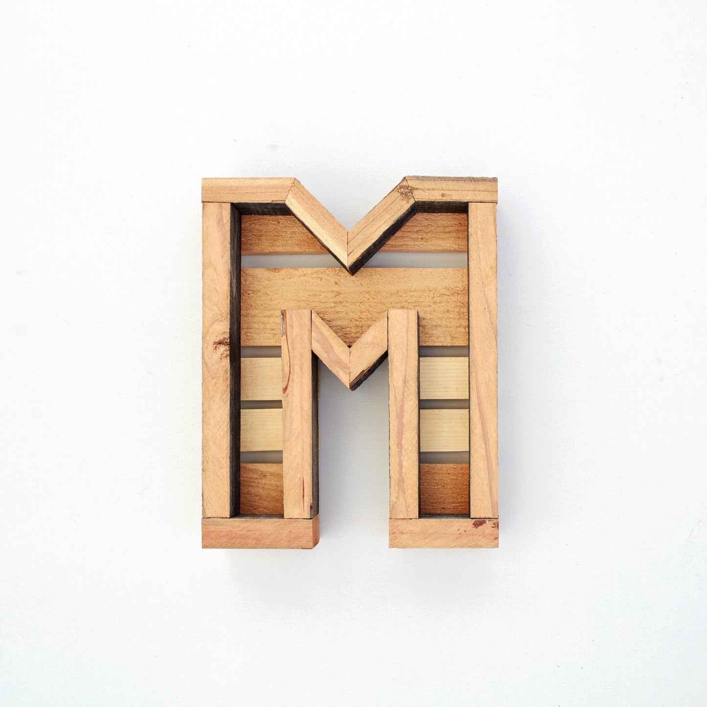 Redwood Small Letter Planter